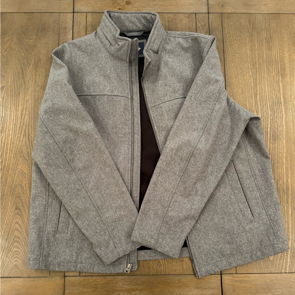 Men’s gray Dockers jacket, zip up, XXL, very warm